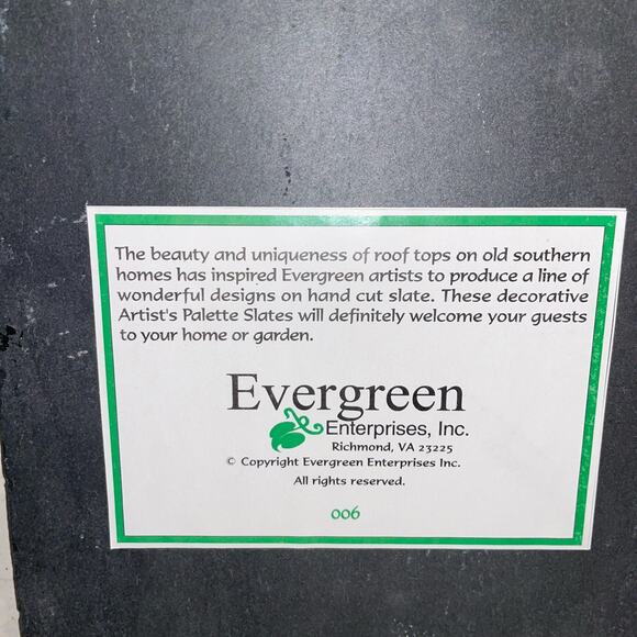 "LIBERTY & JUSTICE FOR ALL" SLATE Hanging PLAQUE Wall SIGN ~Lady Liberty 13.75x6 - Picture 6 of 6